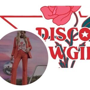 Disco Cowgirl brand  tshirt